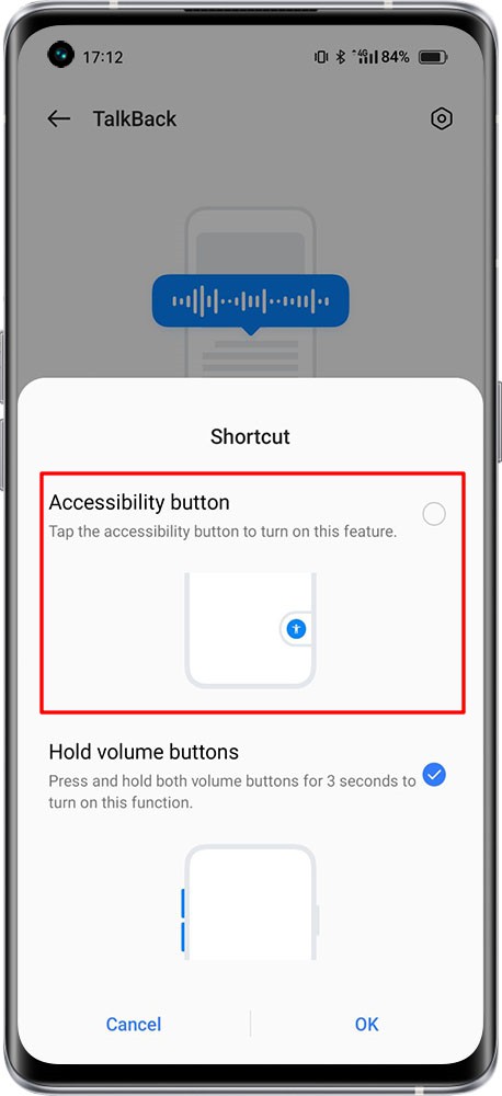 turn off accessibility button 