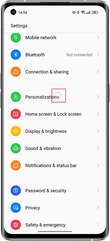 white dots on screen 
