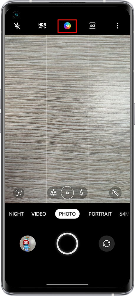AI ultra clear shooting function 