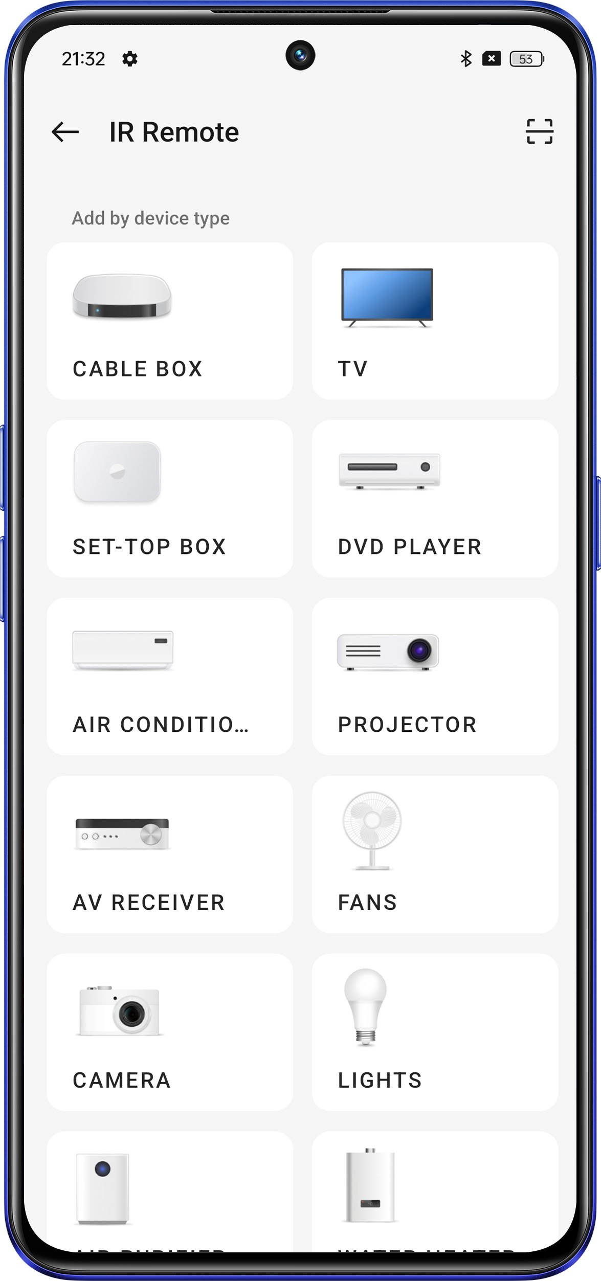 IR Remote-Select home appliances 