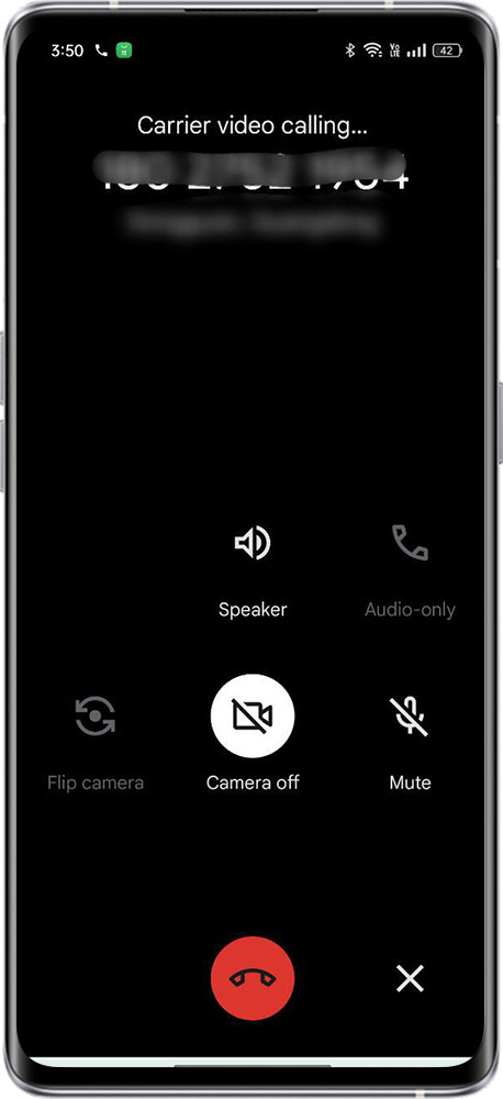 Google Dialer calling page  changed 