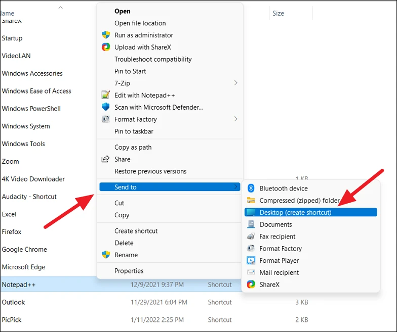 App icons in Windows 10 and 11 
