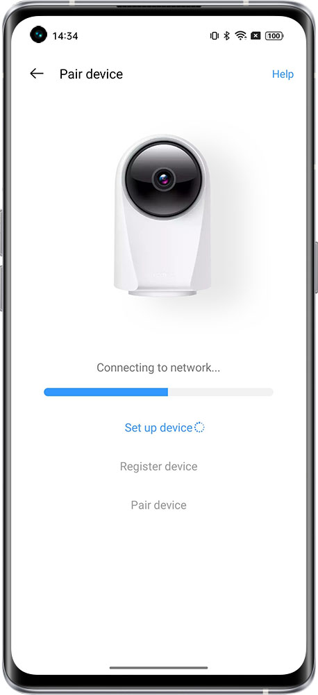 pair device with realme Smart Cam 360