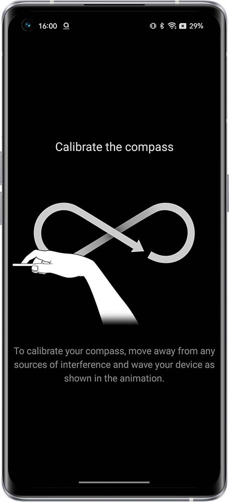 how to calibrate the compass 