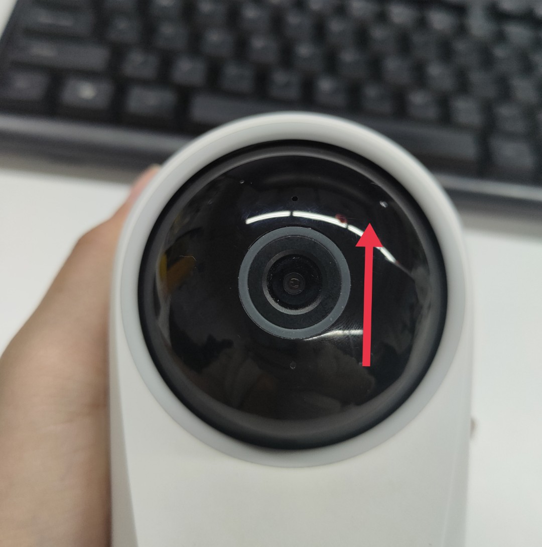 realme Smart cam 360° memory card slot 