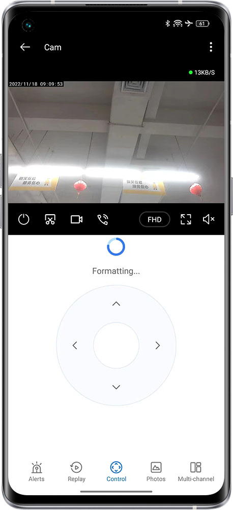 realme Smart Cam 360° formatting