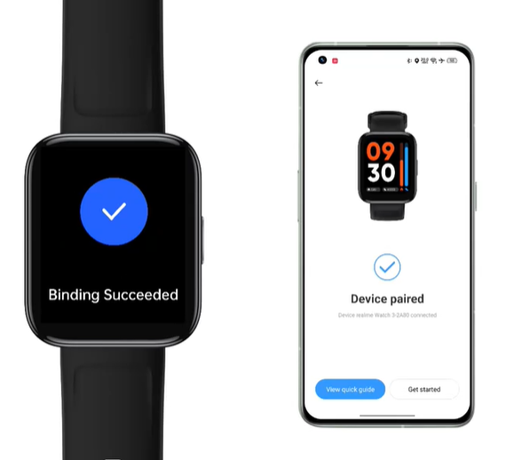 watch binding succeeded