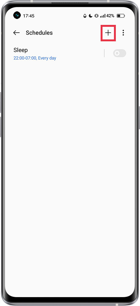 do not disturb schedule 