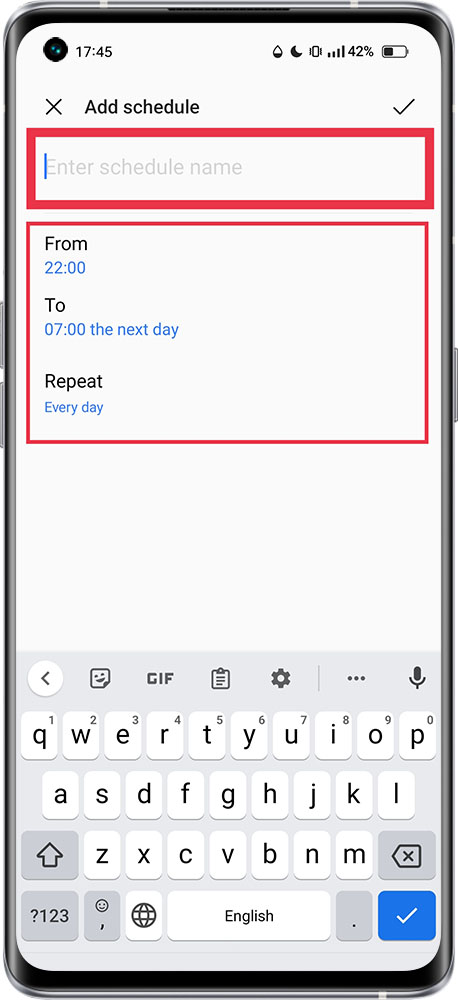add schedule do not disturb 
