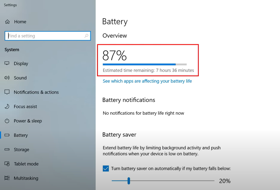 laptop battery life increase 