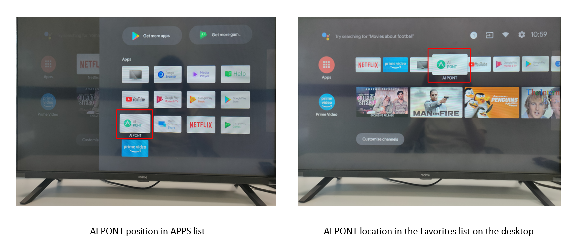 find installed apps in realme smart tv 