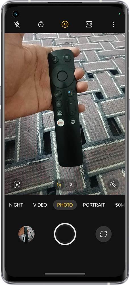 photo taken by camera upside down