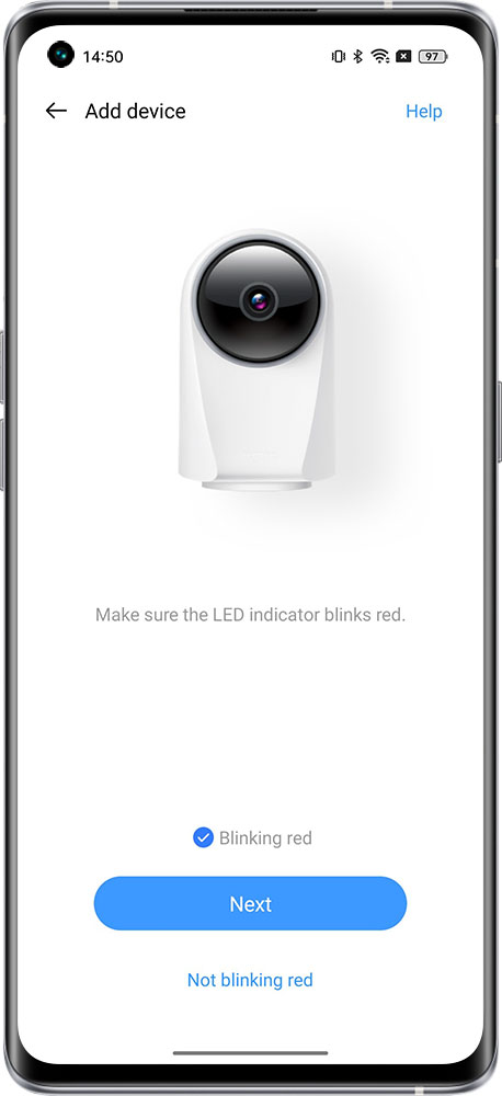 add realme Smart Cam 360° device 