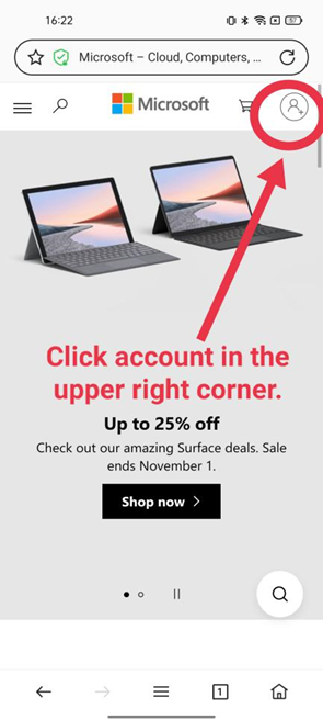 Microsoft account registration 