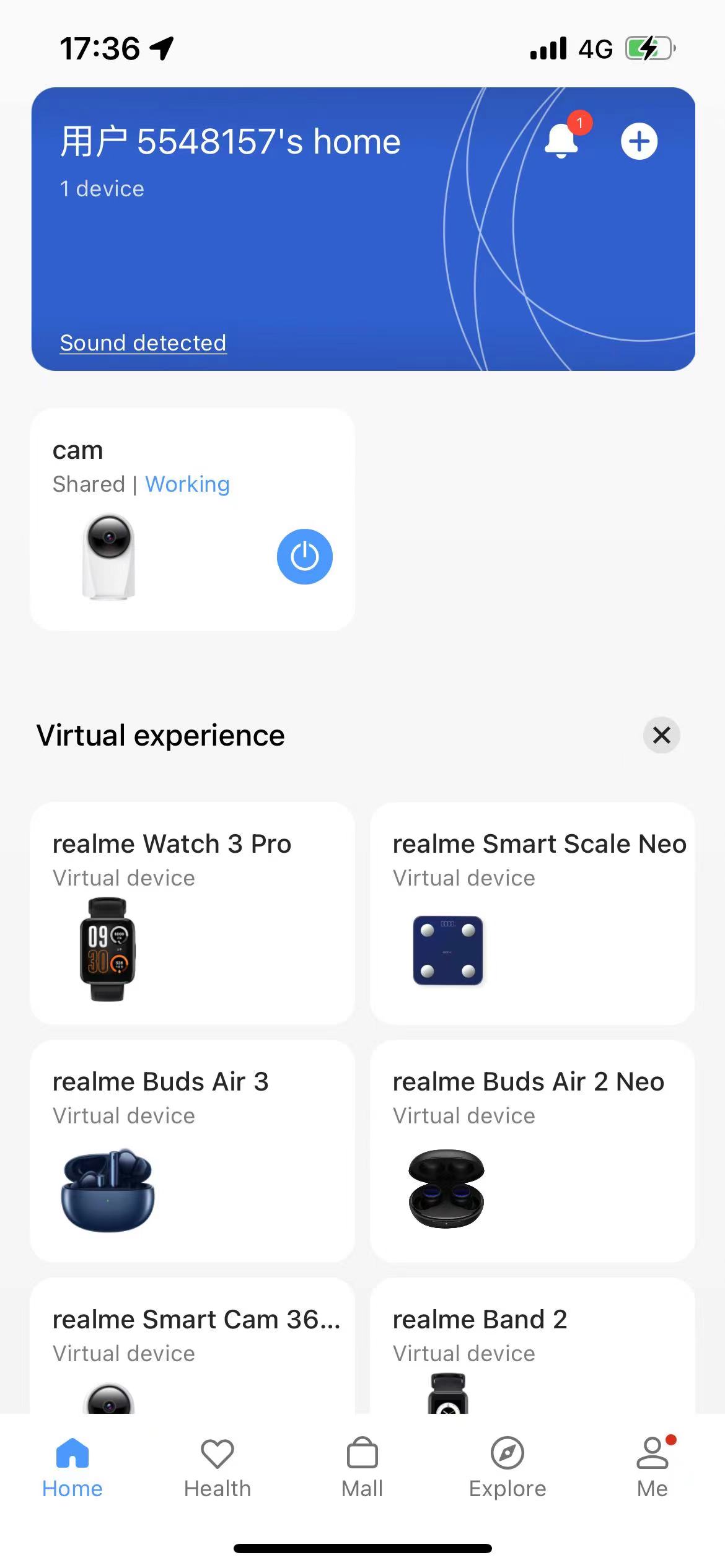 realme Smart Cam 360° iOS 