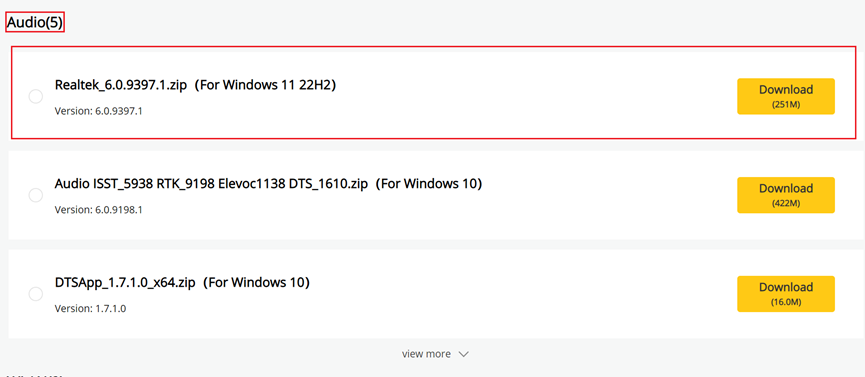 realme book audio driver 