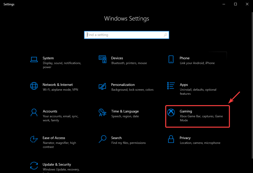 game mode  in laptop 