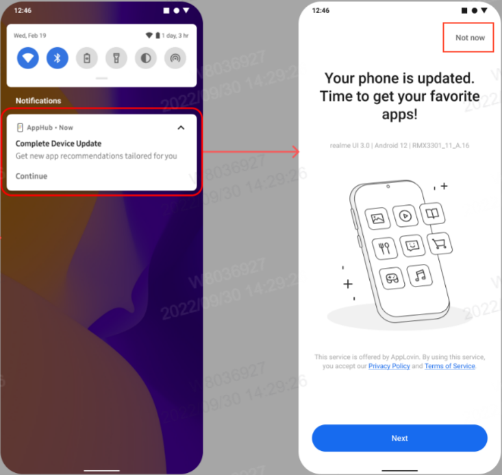 complete device setup 