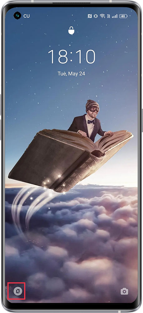 how to turn on Glance 