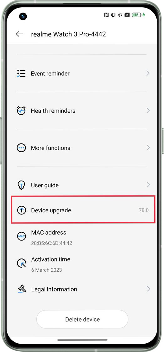 upgrade realme smart watch 