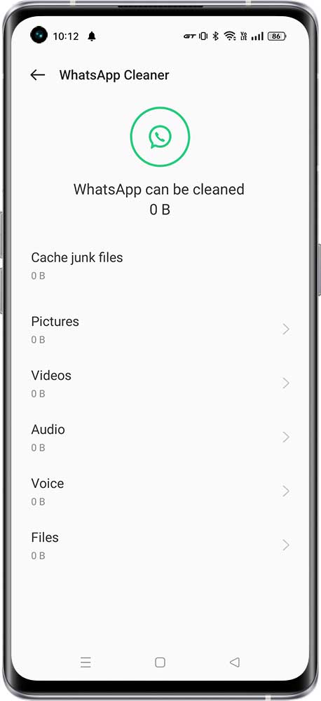 App Cleanup in Phone Manager