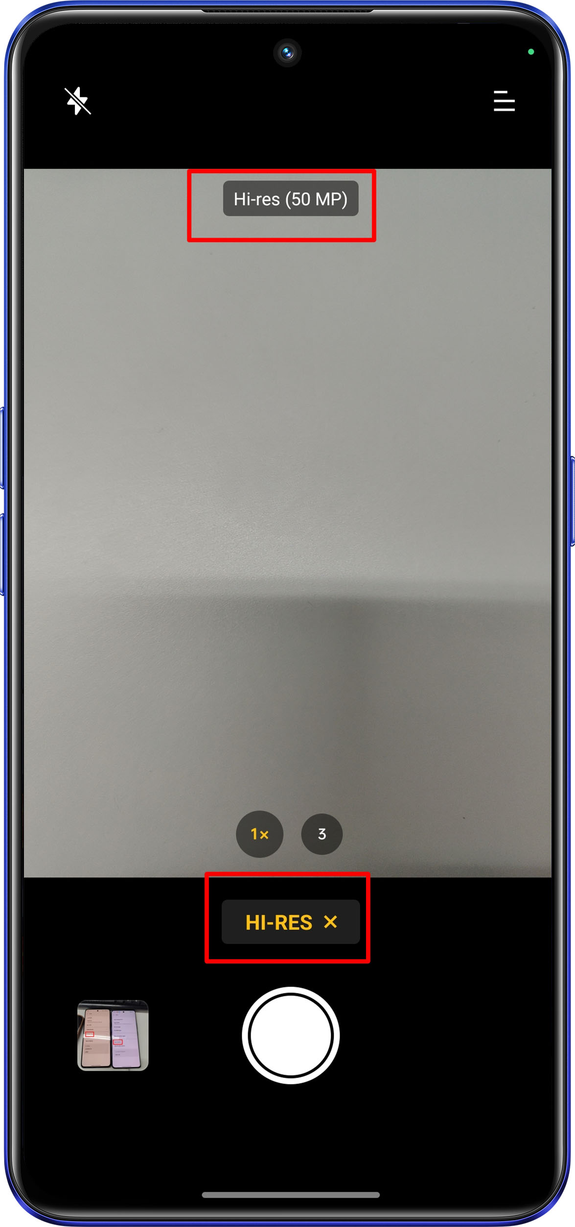 use of HI-RES or High Pixel Mode 