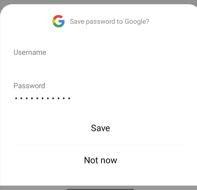 passwords autofill 