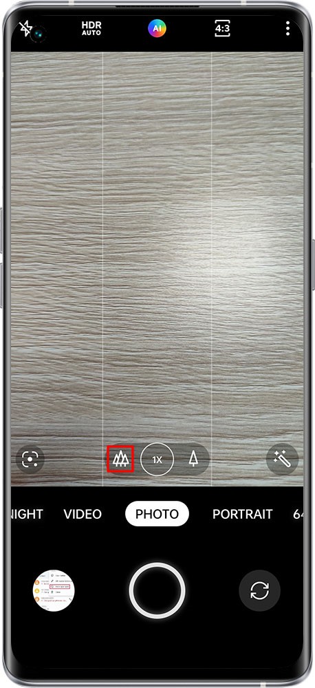 phone ultra wide mode