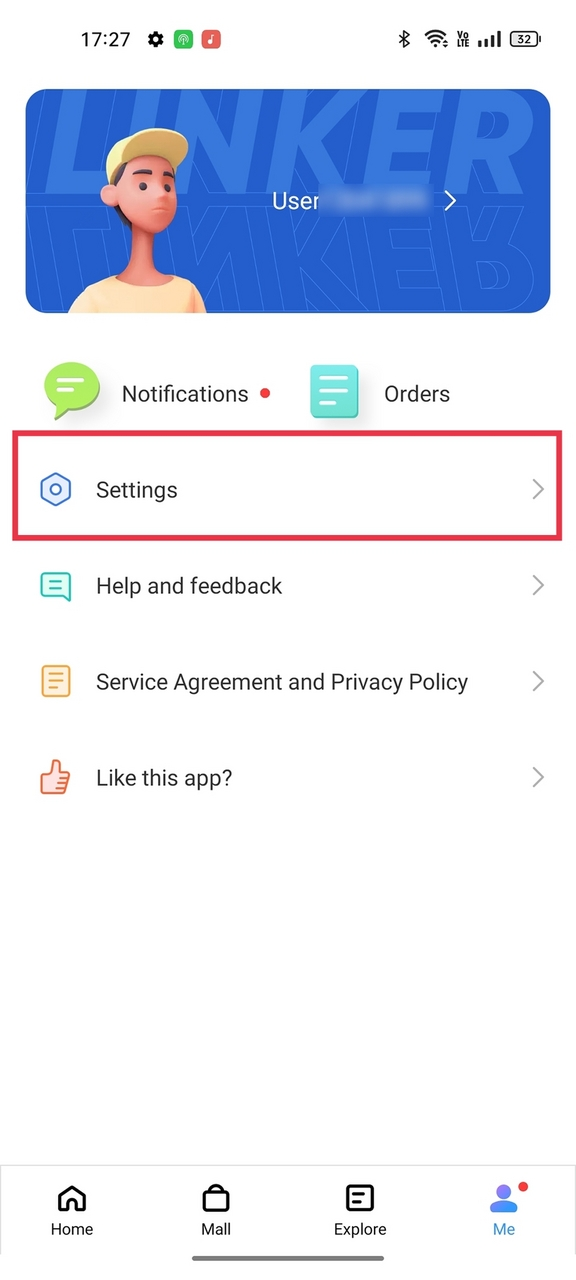 realme link app setting 