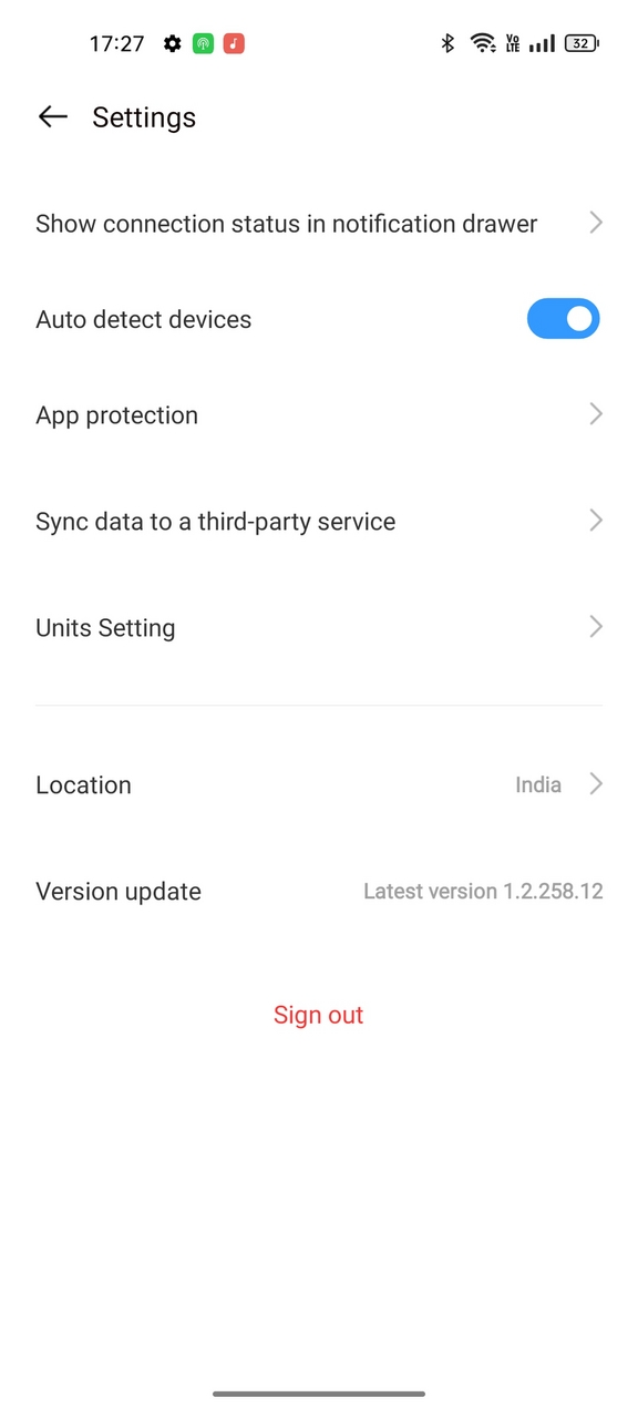 realme link app setting