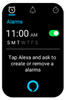 realme TechLife Watch R100 Alexa Alarm setting