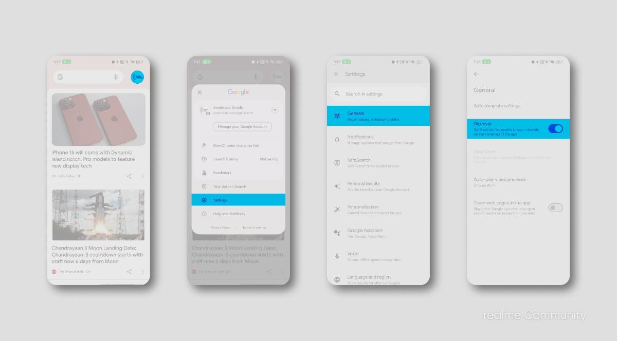 realme UI Tips & Tricks: Turn off Discover Page