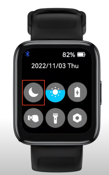 disable DND icon on realme watch 