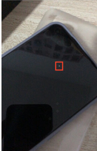 dark spots on phone screen 