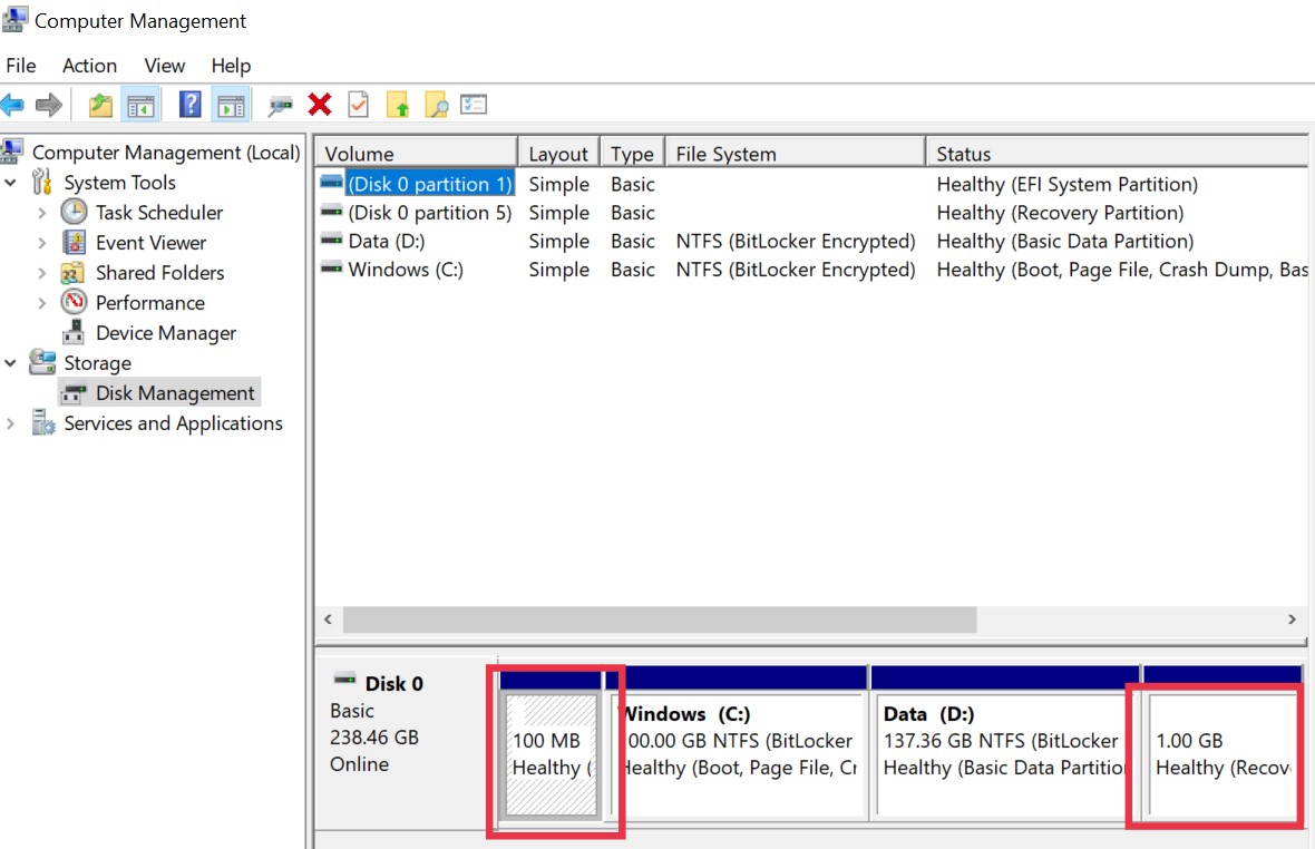 computer storage management 