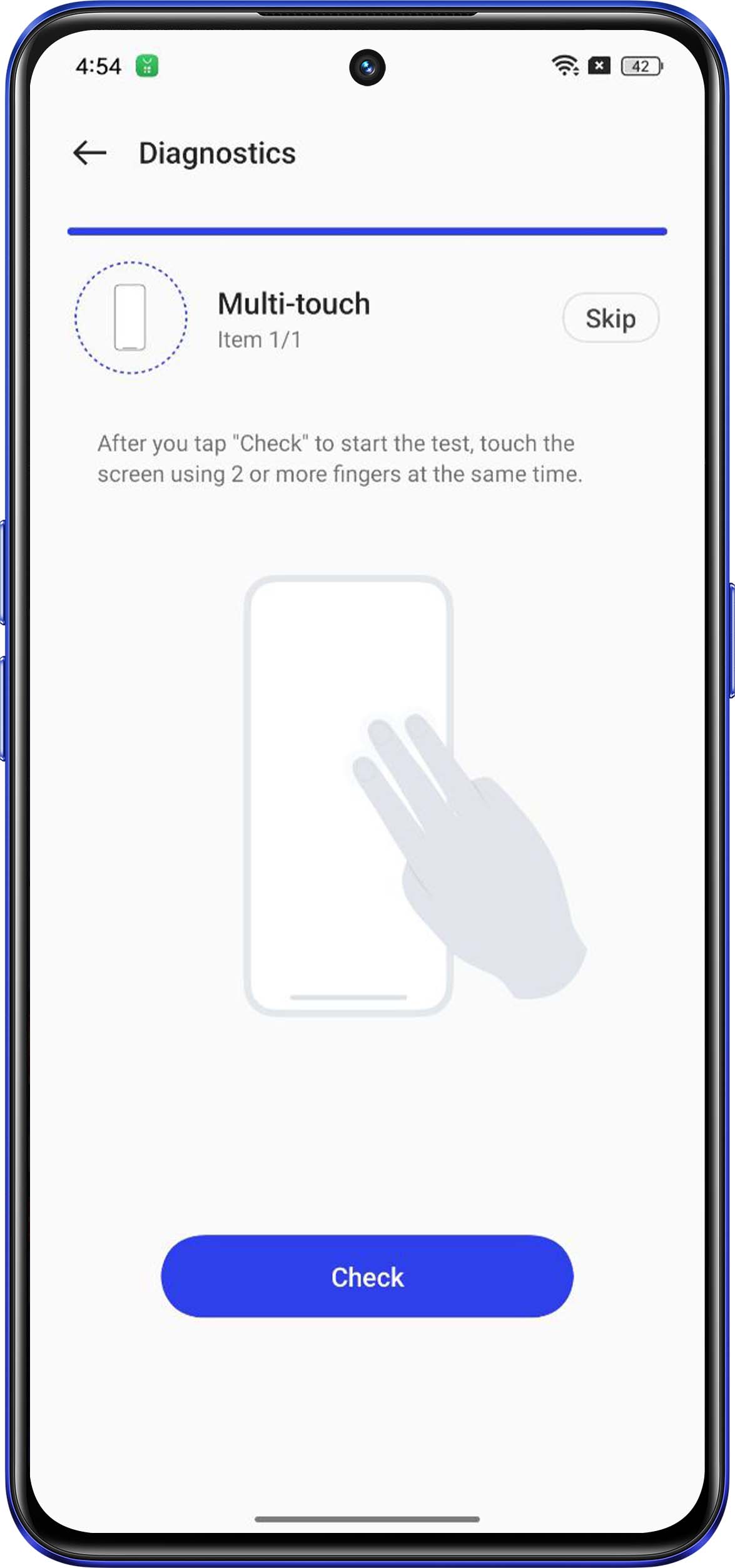 Unable to swipe to answer the phone