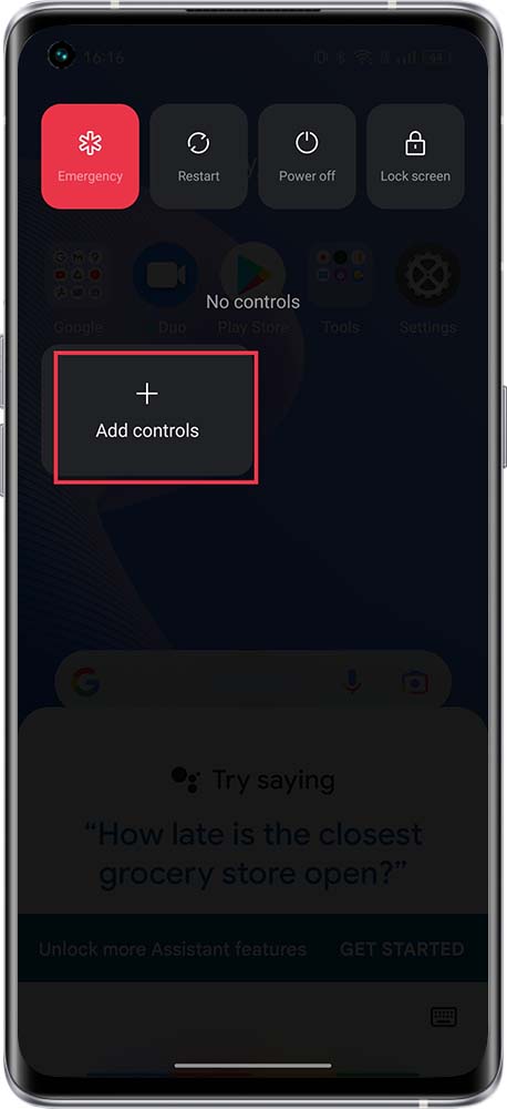  Add controls in shutdown page after upgrading realme UI 3.0