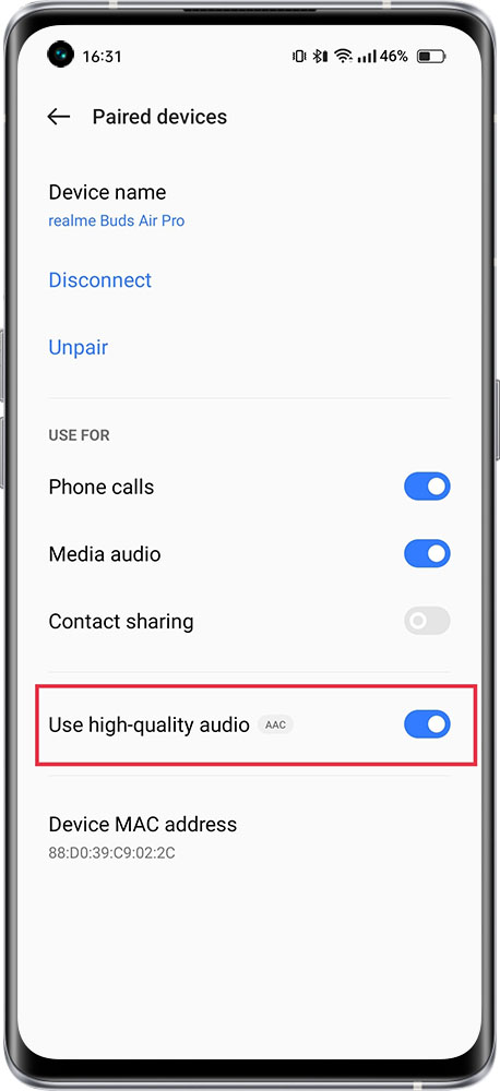 use high-quality audio 