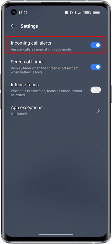 incoming call alerts 